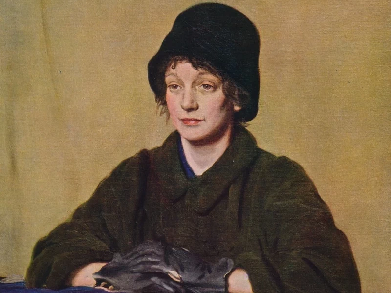 1872-William Nicholson - La Ragazza con il Guanto Strappato, 1935